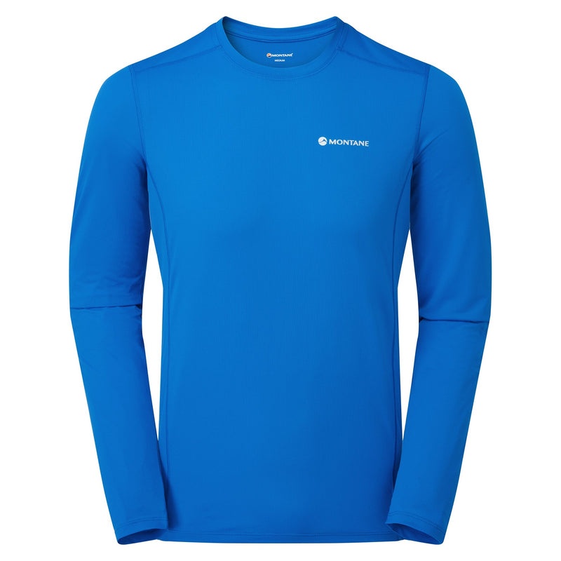 Montane Dart Lite Long Sleeve T-Shirt Herr Blå | SJZNCG941