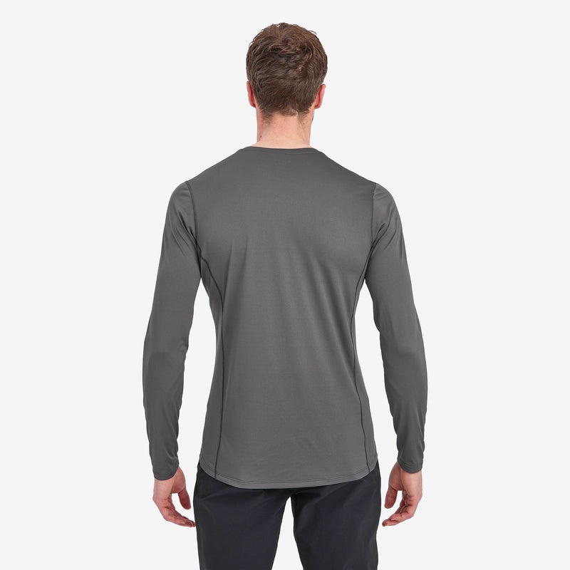 Montane Dart Lite Long Sleeve T-Shirt Herr Mörkgrå | GJNYQO589