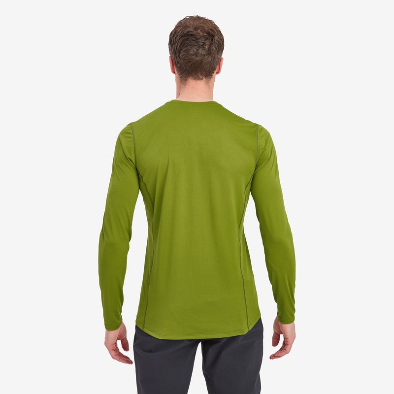 Montane Dart Lite Long Sleeve T-Shirt Herr Gröna | HWMCQT509