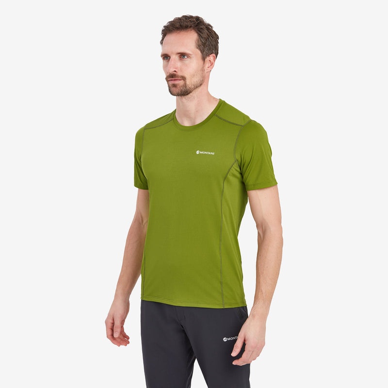 Montane Dart Lite T-Shirt Herr Gröna | ZRSOCF971