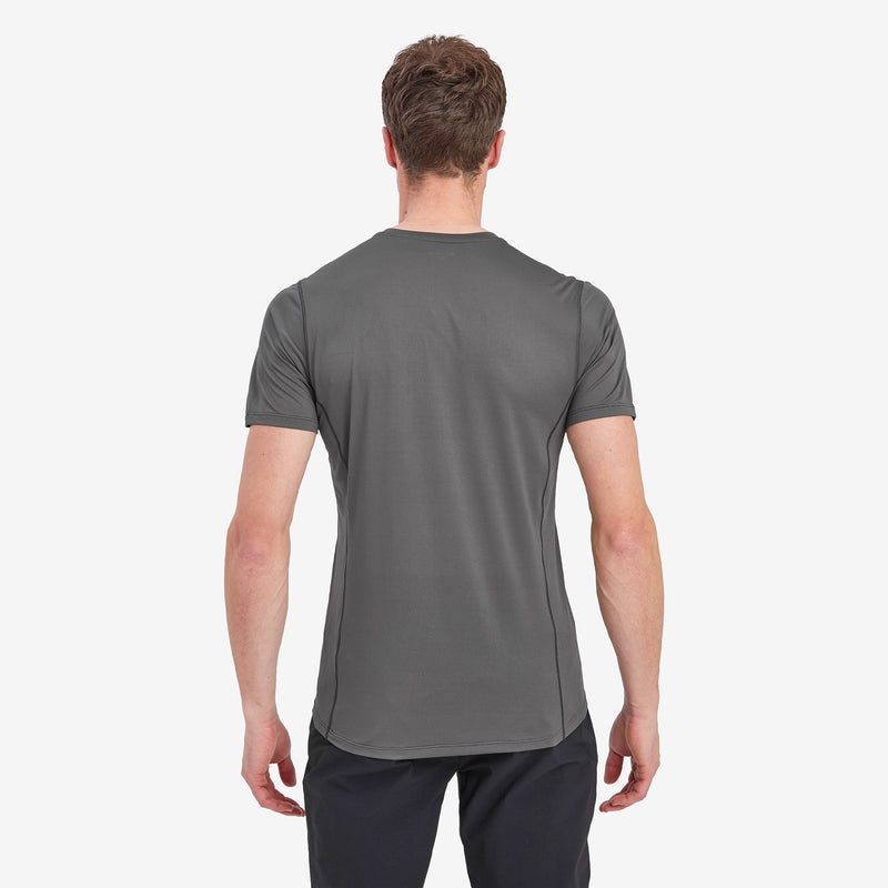 Montane Dart Lite T-Shirt Herr Mörkgrå | NKHQUR034