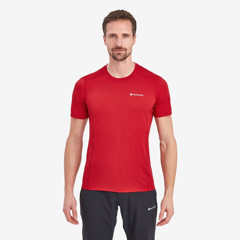 Montane Dart Lite T-Shirt Herr Röda | GJDPEB027