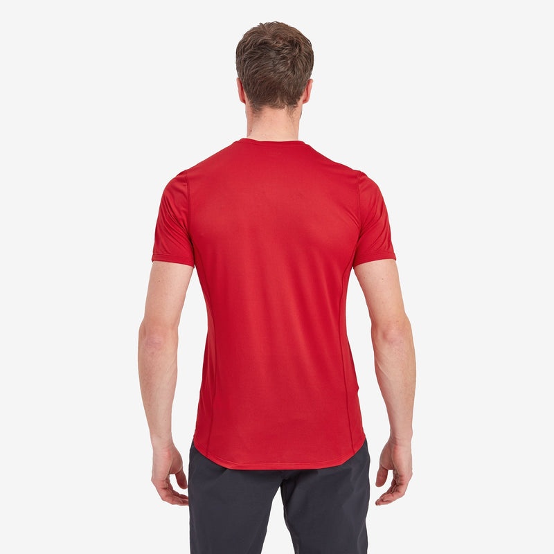 Montane Dart Lite T-Shirt Herr Röda | GJDPEB027