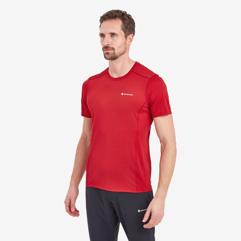 Montane Dart Lite T-Shirt Herr Röda | GJDPEB027