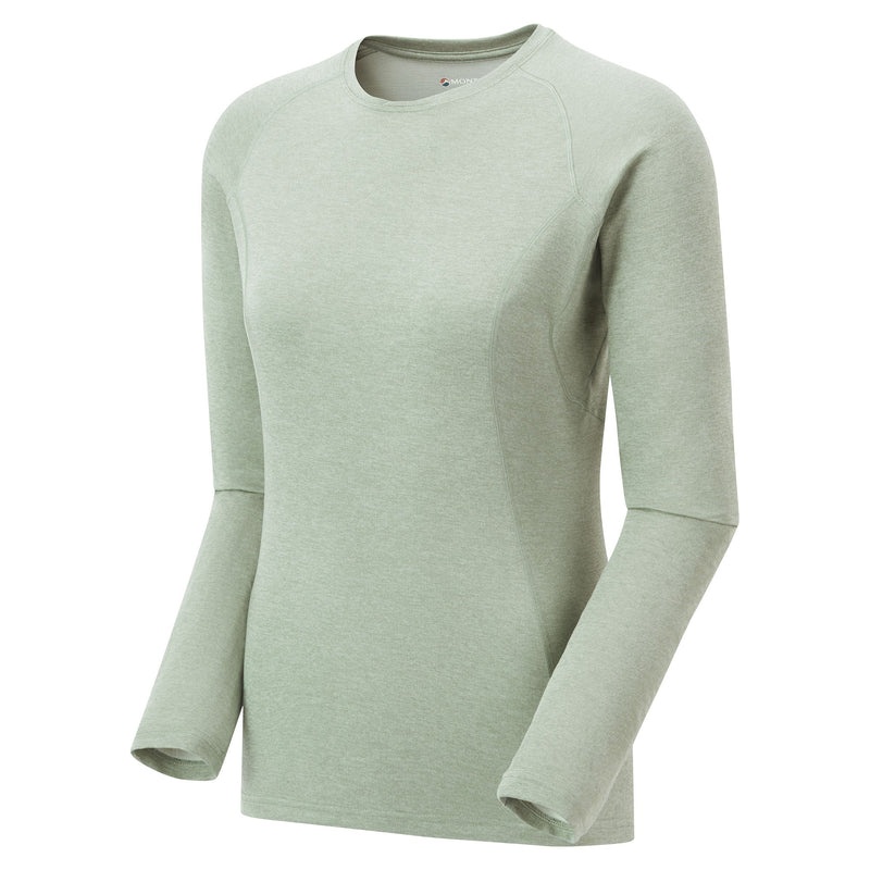 Montane Dart Long Sleeve T-Shirt Dam Gröna | SRHEMI659