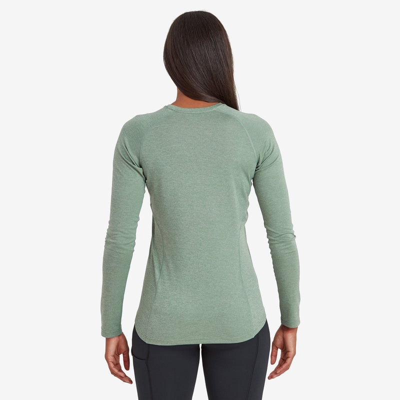 Montane Dart Long Sleeve T-Shirt Dam Gröna | SRHEMI659