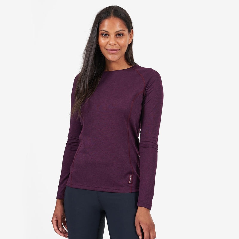 Montane Dart Long Sleeve T-Shirt Dam Lila | PEIKHZ359