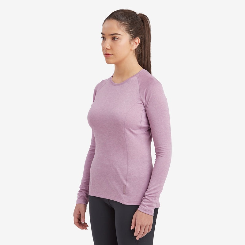 Montane Dart Long Sleeve T-Shirt Dam Lila | LPSZRY402