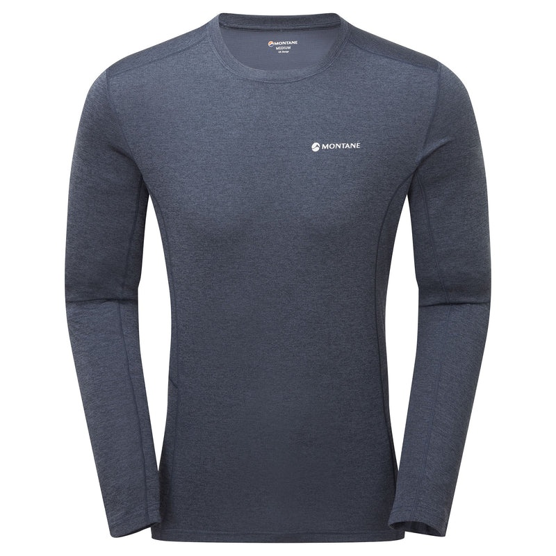 Montane Dart Long Sleeve T-Shirt Herr Blå | MXNZSP965