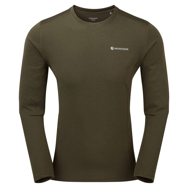 Montane Dart Long Sleeve T-Shirt Herr Mörkgröna | SXVULO487