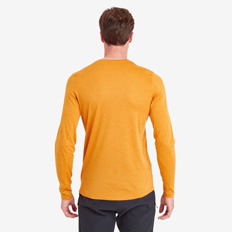 Montane Dart Long Sleeve T-Shirt Herr Orange | NFJQDG741