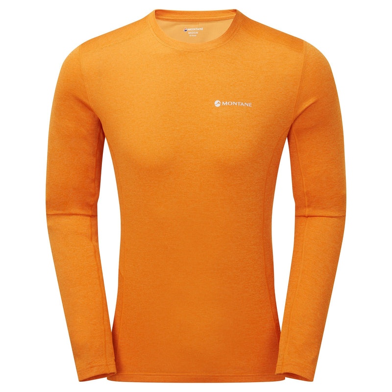 Montane Dart Long Sleeve T-Shirt Herr Orange | NFJQDG741