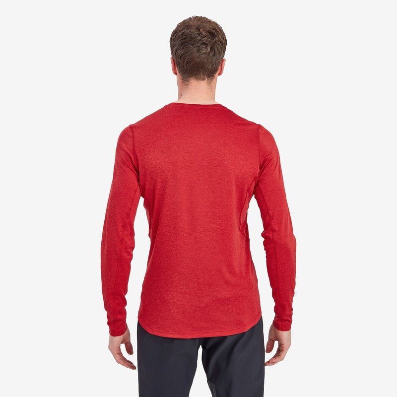 Montane Dart Long Sleeve T-Shirt Herr Röda | JSZROW213