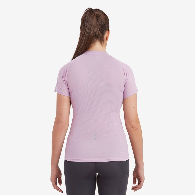 Montane Dart Nano Zip T-Shirt Dam Lila | JWALOS195