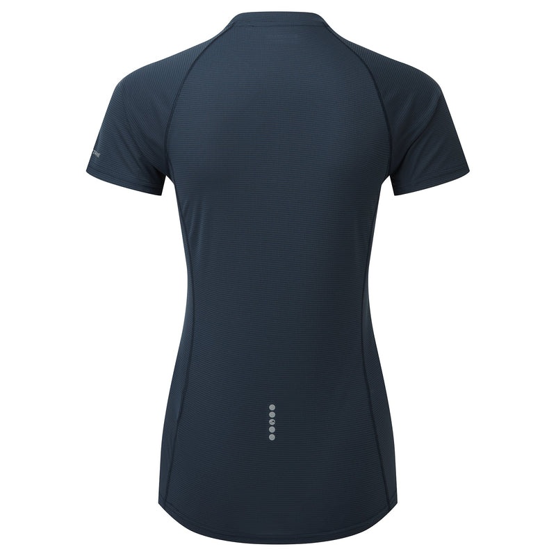 Montane Dart Nano Zip T-Shirt Dam Marinblå | FPIKXU094