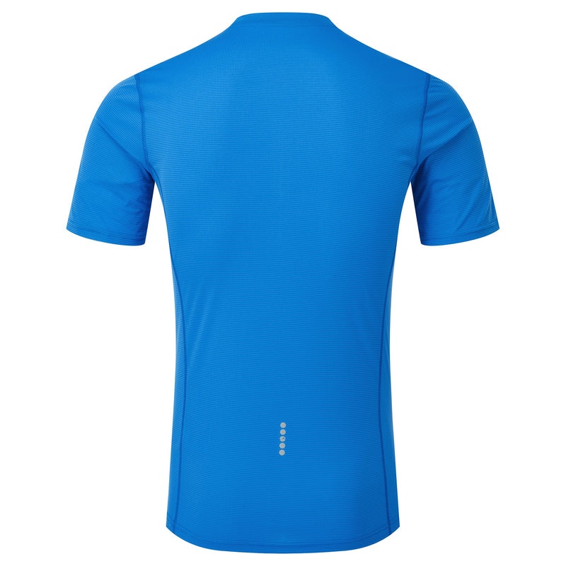 Montane Dart Nano Zip T-Shirt Herr Blå | WVMSXB543