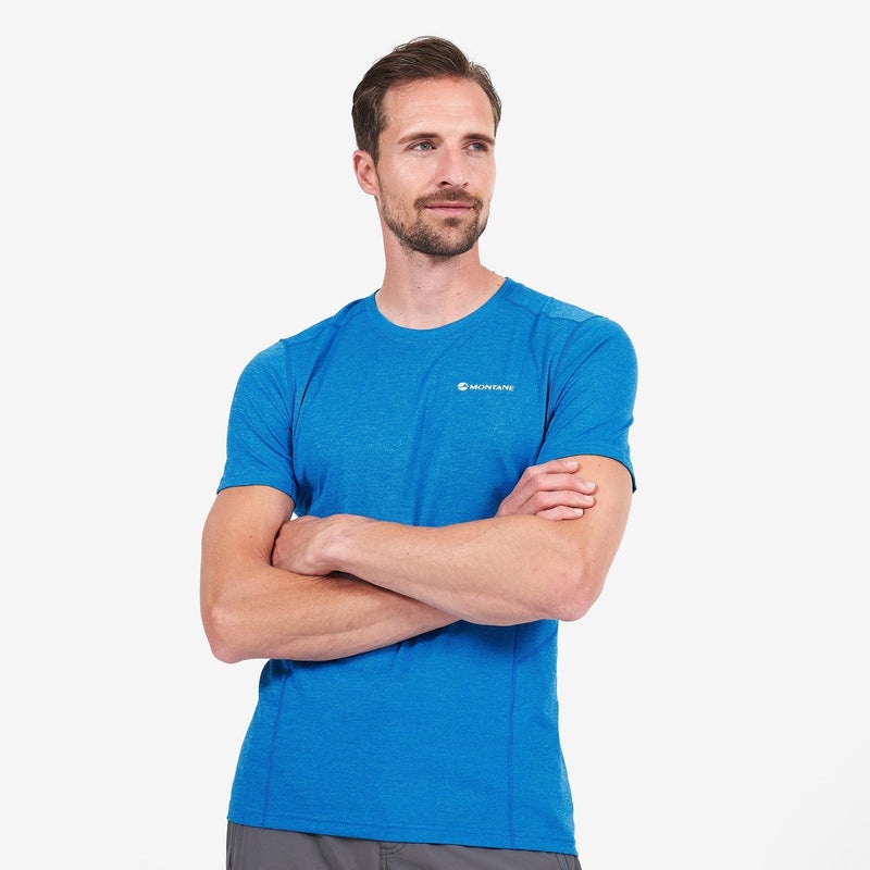 Montane Dart T-Shirt Herr Blå | ITOYXS928