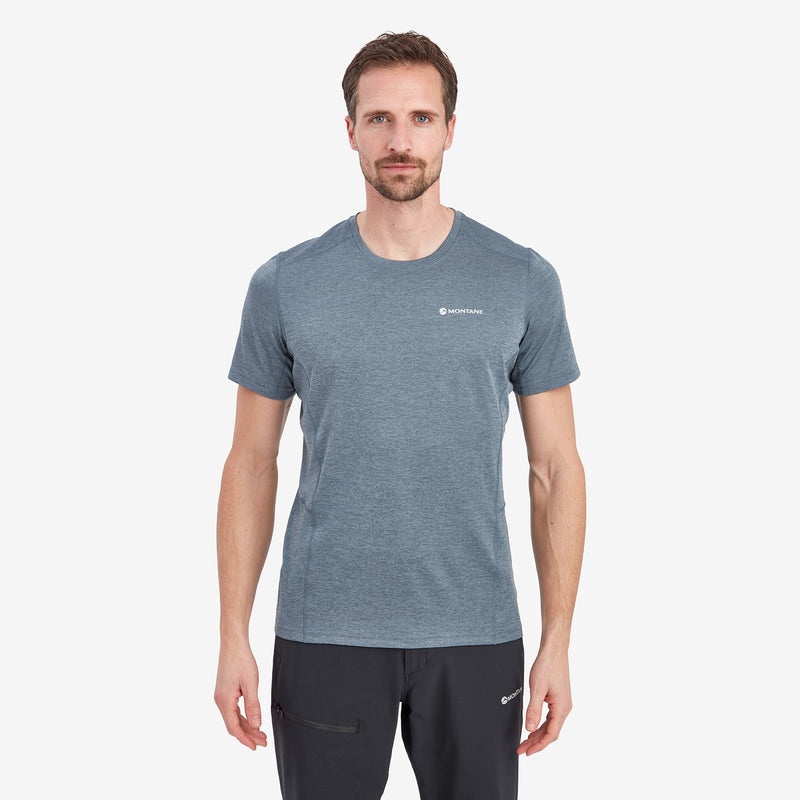 Montane Dart T-Shirt Herr Grå Blå | JDALHZ435