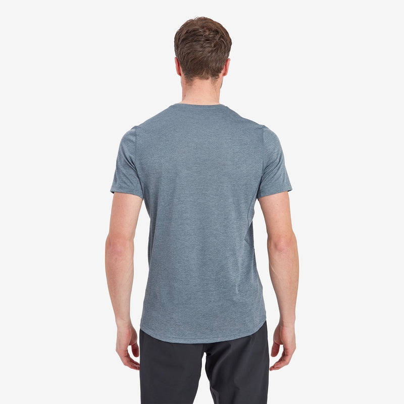 Montane Dart T-Shirt Herr Grå Blå | JDALHZ435