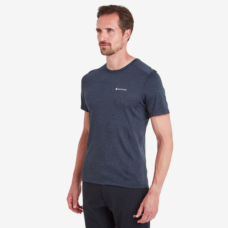 Montane Dart T-Shirt Herr Marinblå | WVZMHC813