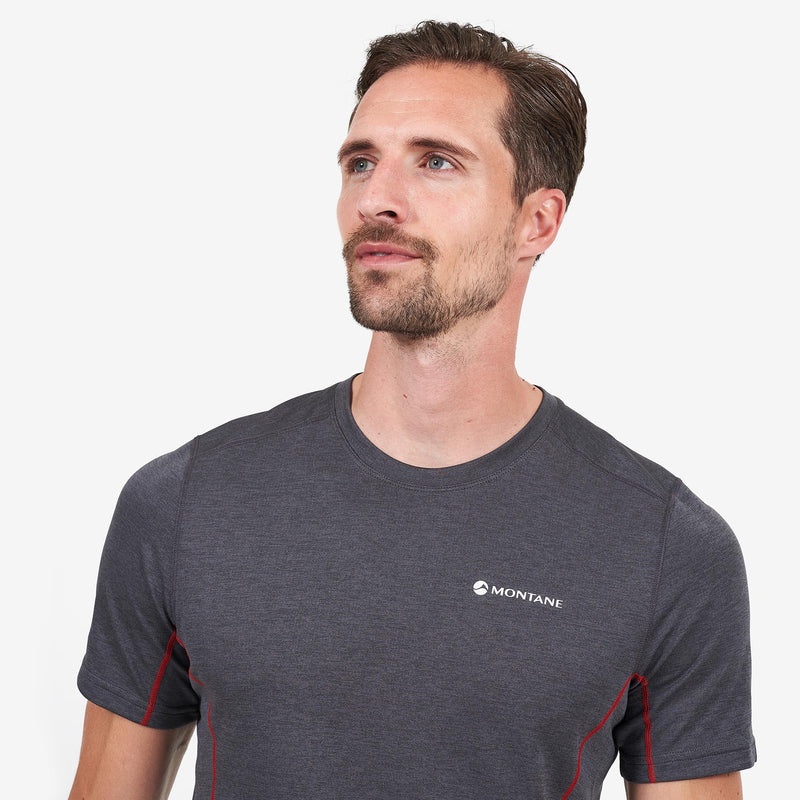 Montane Dart T-Shirt Herr Mörkgrå | FEWGHP935