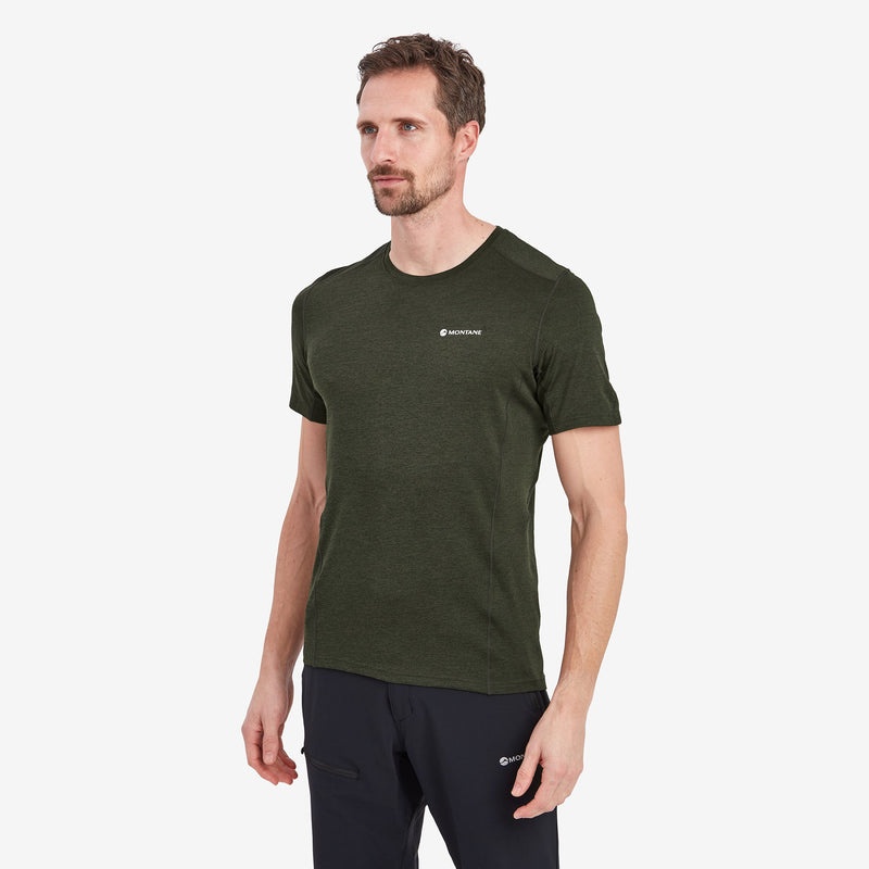 Montane Dart T-Shirt Herr Mörkgröna | FVCSJY205