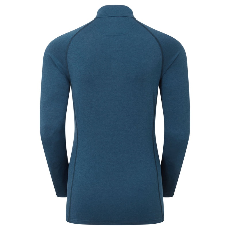 Montane Dart Thermo Zip Neck T-Shirt Dam Blå | XOVDIS359