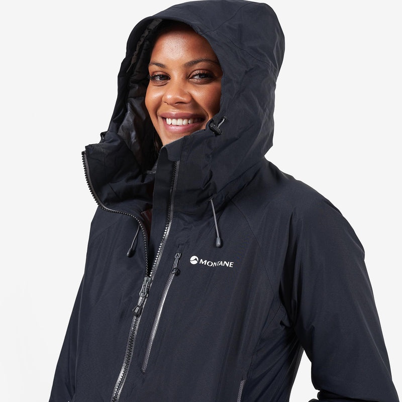 Montane Duality Insulated Regnjacka Dam Svarta | XBPTNW650