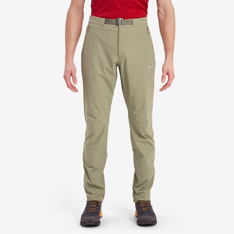 Montane Dynamic Lite Stretch Byxor Herr Khaki | IHLVJY104