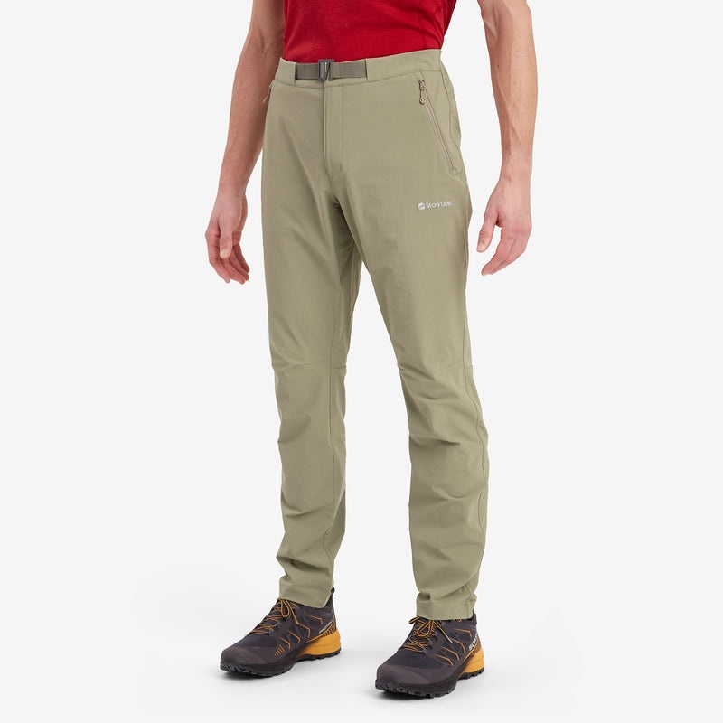 Montane Dynamic Lite Stretch Byxor Herr Khaki | IHLVJY104