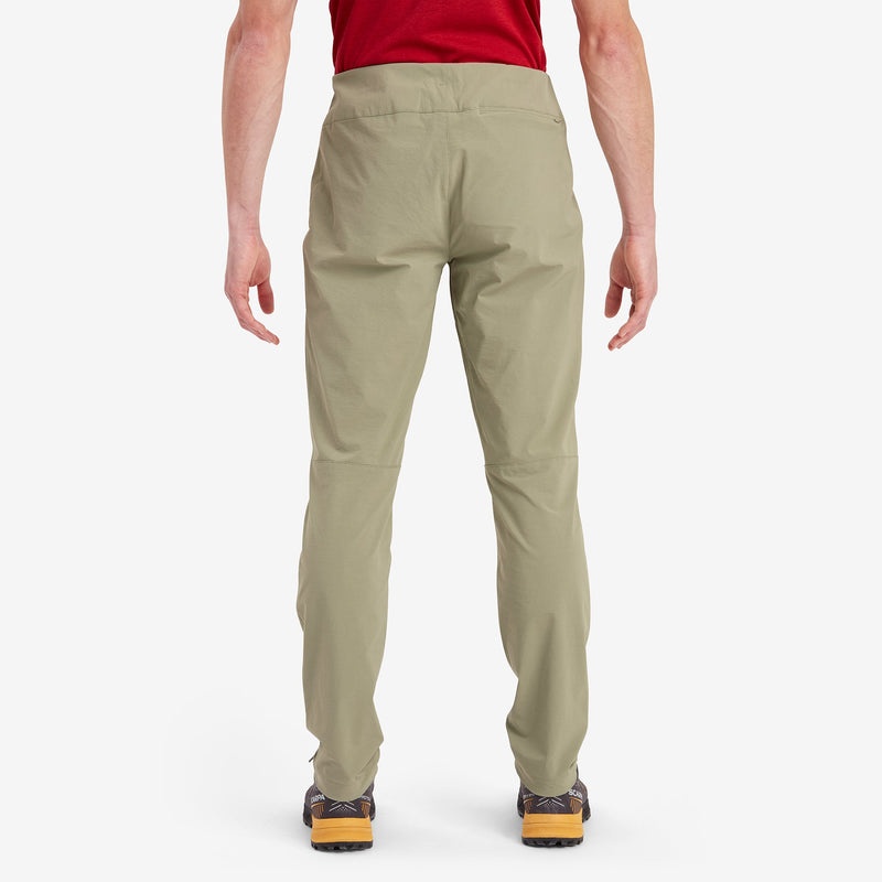 Montane Dynamic Lite Stretch Byxor Herr Khaki | IHLVJY104