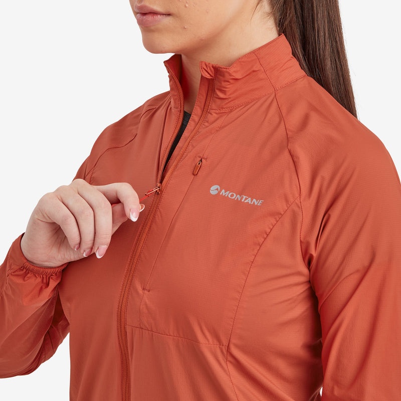 Montane Featherlite Vindjacka Dam Orange | MXFPWD097