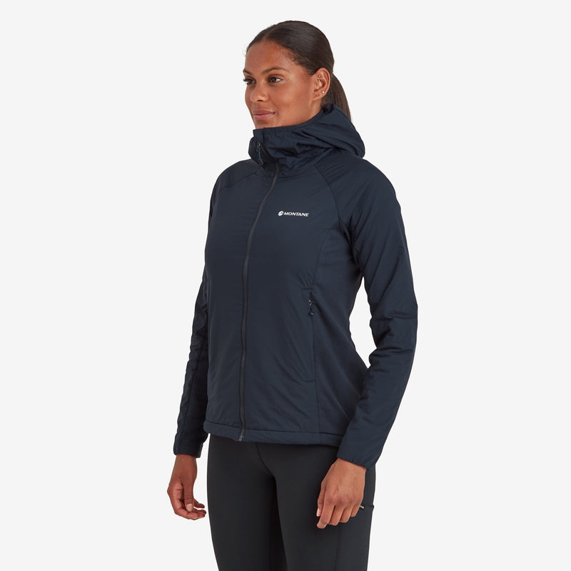 Montane Fireball Lite Hooded Isolerade Jackor Dam Marinblå | VDUXJM203