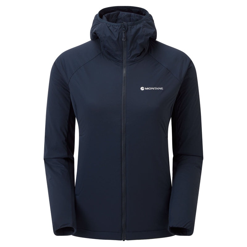 Montane Fireball Lite Hooded Isolerade Jackor Dam Marinblå | VDUXJM203