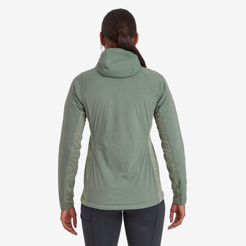 Montane Fireball Lite Hooded Isolerade Jackor Dam Gröna | SXUQIT487