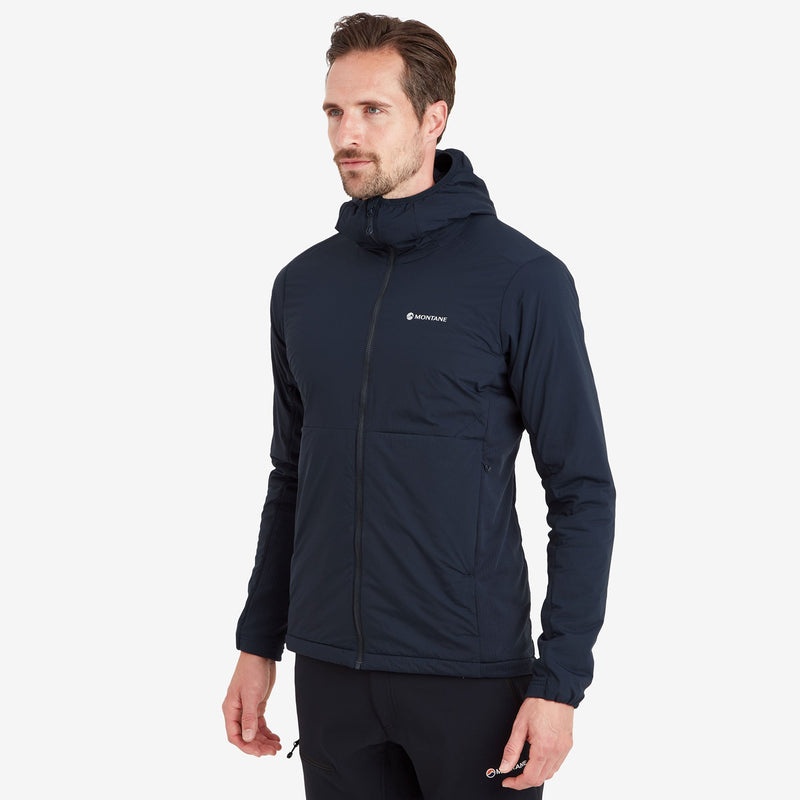 Montane Fireball Lite Hooded Isolerade Jackor Herr Marinblå | MDGLRX421