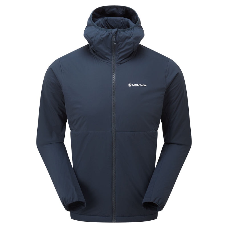 Montane Fireball Lite Hooded Isolerade Jackor Herr Marinblå | MDGLRX421