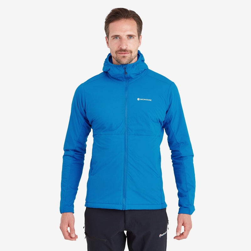 Montane Fireball Lite Hooded Isolerade Jackor Herr Blå | SUQEBX983