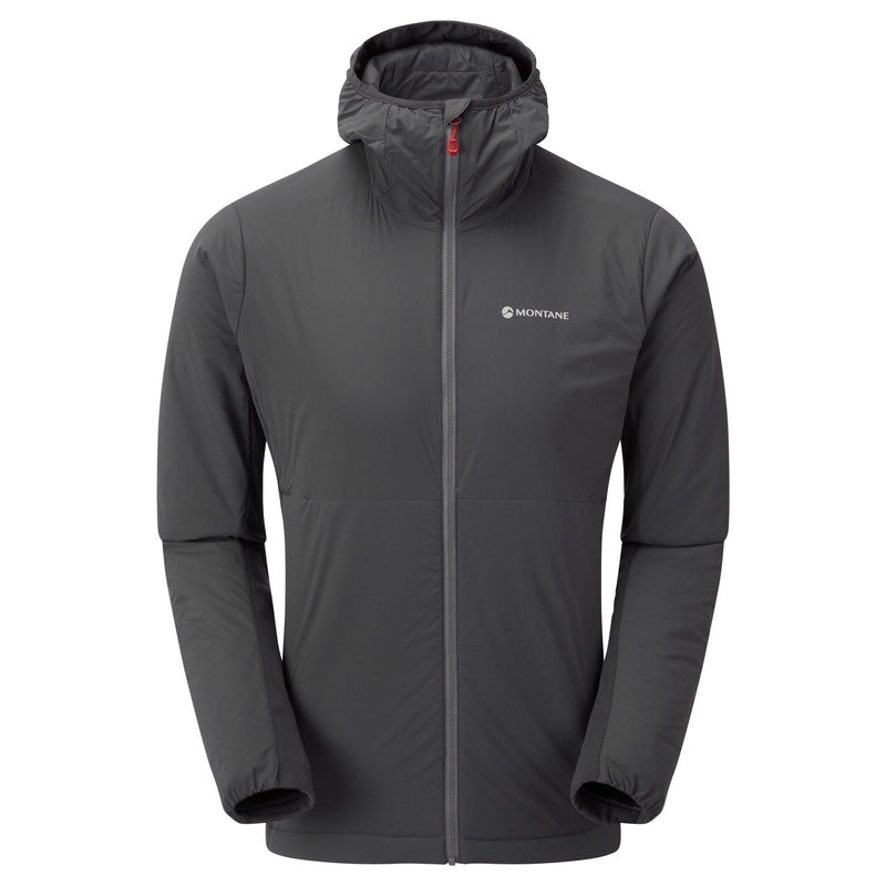 Montane Fireball Lite Hooded Isolerade Jackor Herr Mörkgrå | NUFIJE741