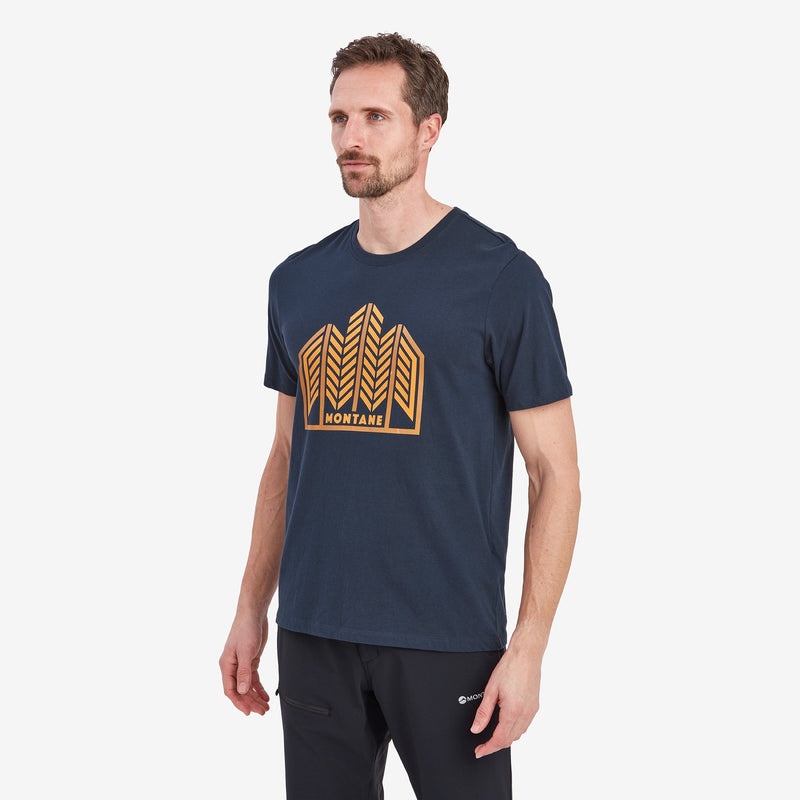 Montane Forest T-Shirt Herr Blå | RFDCYA130