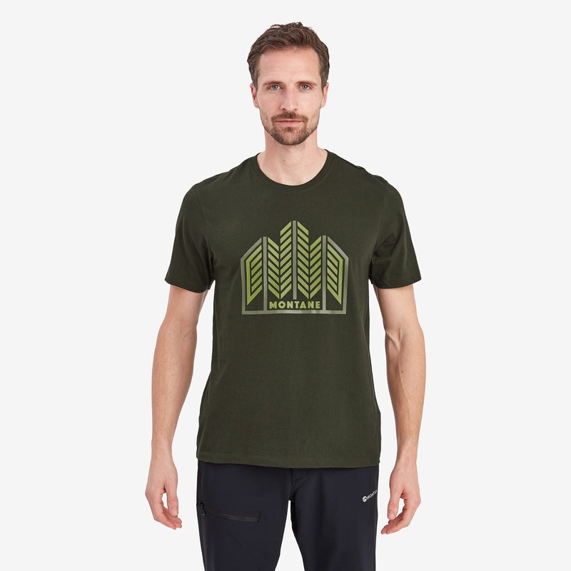 Montane Forest T-Shirt Herr Mörkgröna | SXMLDF425