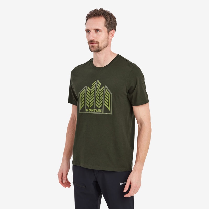 Montane Forest T-Shirt Herr Mörkgröna | SXMLDF425