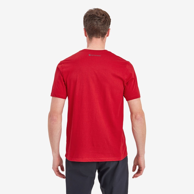 Montane Forest T-Shirt Herr Röda | BQTZLD327