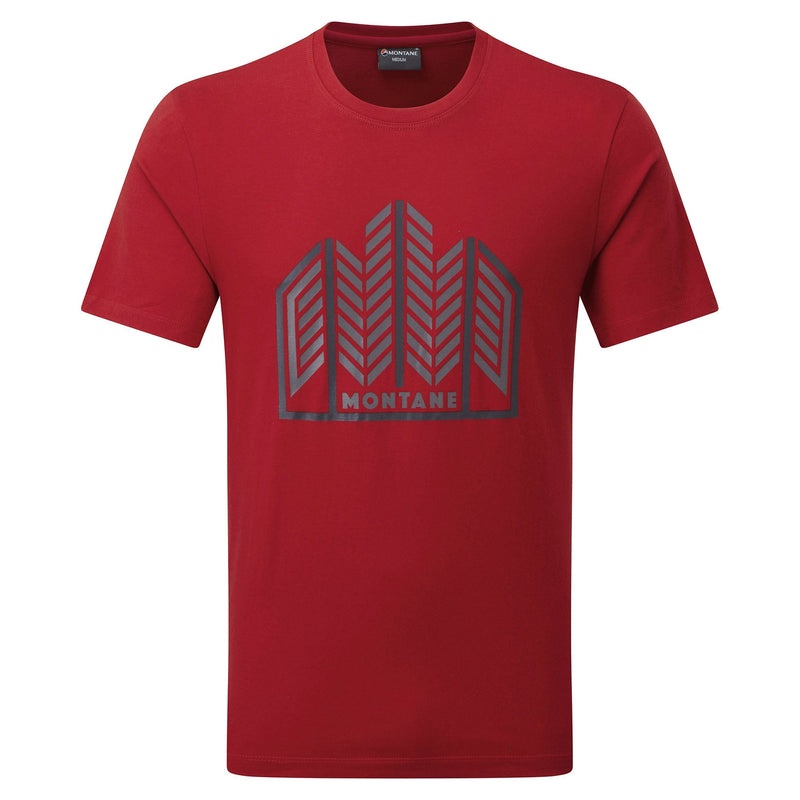 Montane Forest T-Shirt Herr Röda | BQTZLD327