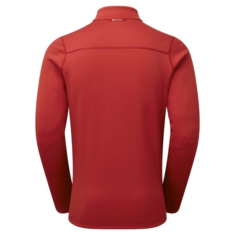 Montane Fury Fleece Zip Pull-On Tröjor Herr Röda | ZHSMLW784