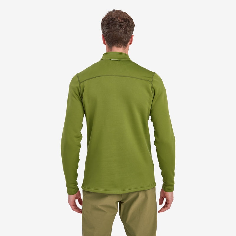 Montane Fury Fleece Zip Pull-On Tröjor Herr Gröna | NDKPTO951