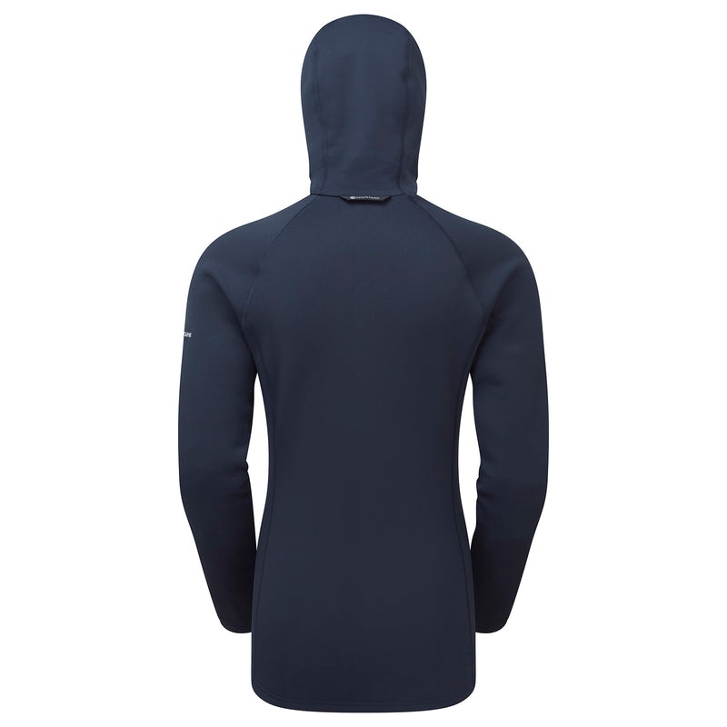 Montane Fury Hooded Fleecejackor Dam Marinblå | TRKBXU209