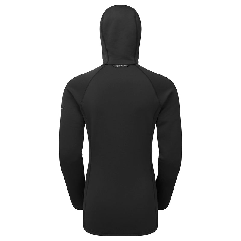 Montane Fury Hooded Fleecejackor Dam Svarta | COEMDW192