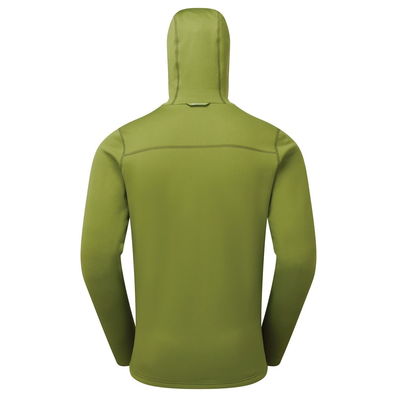 Montane Fury Hooded Fleecejackor Herr Gröna | IFVWCY413