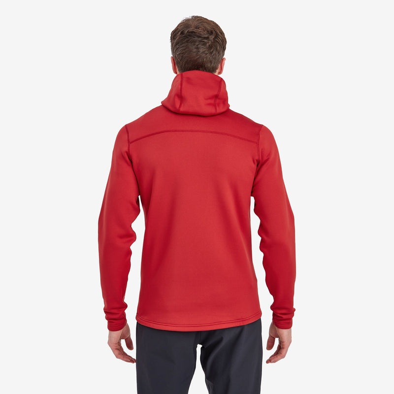 Montane Fury Hooded Fleecejackor Herr Röda | PWSUNI951